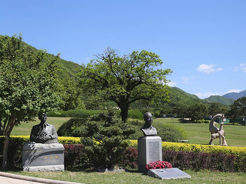 天寿陵园园区名人雕像